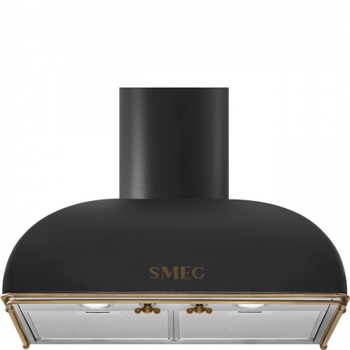 SMEG õhupuhastaja Colonial, seina, 60 cm, 754 m3/h, 63 dB, antratsiit/messing