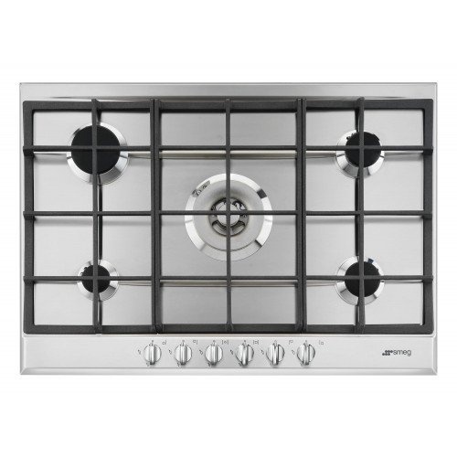 SMEG pliidiplaat P272XGH Selection, 5 x gaas, 70cm, roostevaba teras