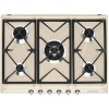 SMEG gaasiplaat SR975PGH Victoria, 5 x põletit, 70cm, kreem