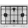 SMEG pliidiplaat P260XGH Selection, 4 x gaas, 60cm, roostevaba teras