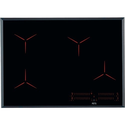 AEG pliidiplaat IPE74541FB 4 x induktsioon, flexi-tsoon, 71cm, Hob2Hood, faasitud, must