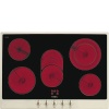 SMEG pliidiplaat P875PO Colonial, 5 x Hilight, 72cm, must/kreem raam
