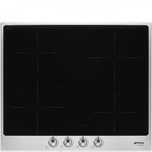 SMEG pliidiplaat SI364FXM Classic, 4 x induktsioon, 60cm, roostevaba raam