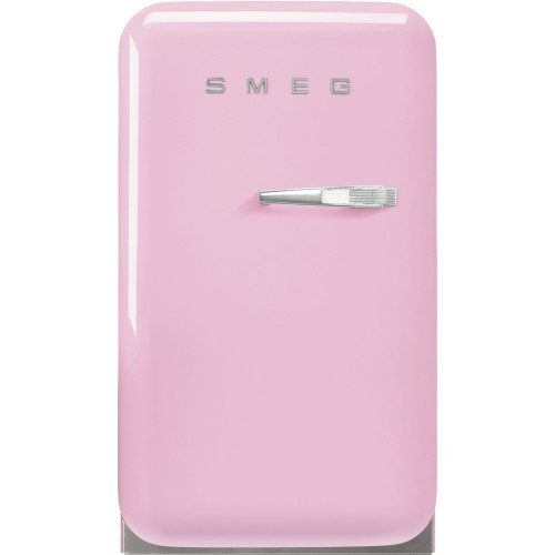 SMEG minibaar FAB5LPK5, 50-ndate stiil, 73 cm, 40 dB, elektrooniline juhtimine, pastellroosa, 34 l