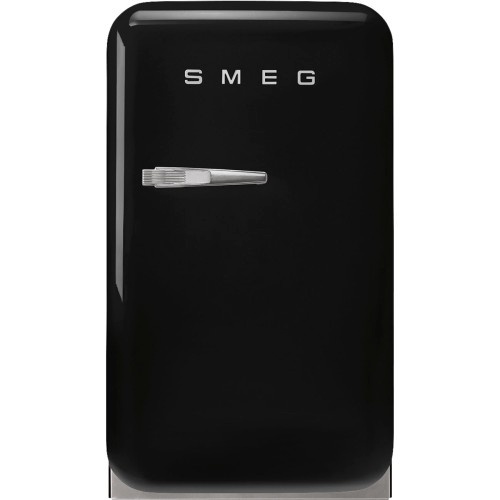 SMEG minibaar FAB5RBL5, 50-ndate stiil, 73 cm, 40 dB, elektrooniline juhtimine, must, 34 l