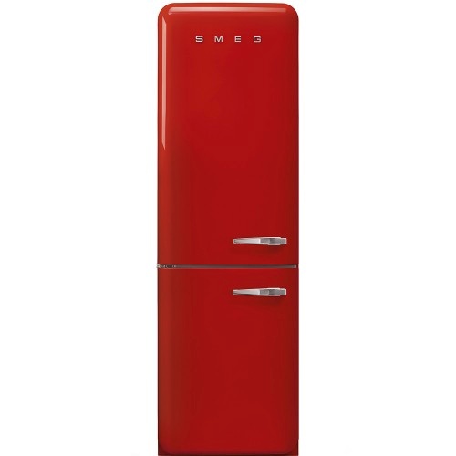 Smeg retrokülmik FAB32LRD5 50-ndate stiil, NoFrost, 196cm, 234/97 l, 37dB, elektrooniline juhtimine, punane
