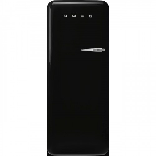 Smeg külmik FAB28LBL5 50-ndate stiil, 153cm, 244/26 l, 35dB, mehaaniline juhtimine, vasak, must