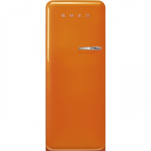 Smeg külmik FAB28LOR5 50-ndate stiil, 153 cm, 244/26 l, 35 dB, mehaaniline juhtimine, vasak, oranž
