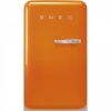 Smeg külmik FAB10LOR5 50-ndate stiil, 97 cm, 105/17 l, 37 dB, mehaaniline juhtimine, vasak, oranž