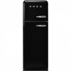 Smeg külmik FAB30LBL5 50-ndate stiil, 172cm, 222/72 l, 37dB, mehaaniline, vasak, must