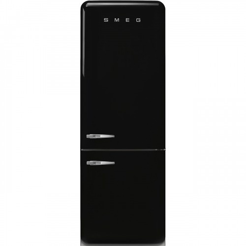 Smeg külmik FAB38RBL5 50-ndate stiil, NoFrost, 205 cm, 41 dB, puutetundlik juhtimine, must, 333/128 l