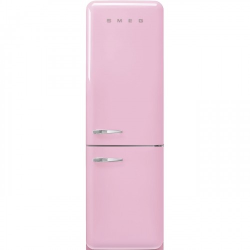 Smeg külmik FAB32RPK5 50-ndate stiil, 196cm, 234/97 l, 37dB, elektrooniline juhtimine, NoFrost, pastellroosa