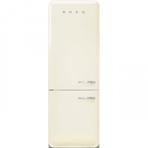 Smeg külmik FAB38LCR5 50-ndate stiil, NoFrost, 205 cm, 41 dB, puutetundlik juhtimine, kreem, 344/137l