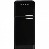 Smeg külmik FAB50LBL5 50-ndate stiil, "Jenkki", 187cm, 400/124 l, 44dB, mehaaniline juhtimine, vasak, must