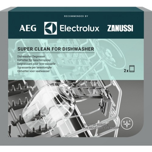 Electrolux nõudepesumasina puhastusvahend Super Clean - Degreaser For Dishwasher AEG, 2 tk
