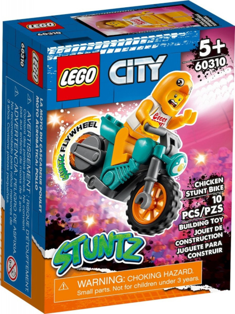 Lego klotsid City 60310 Chicken Stunt Bike