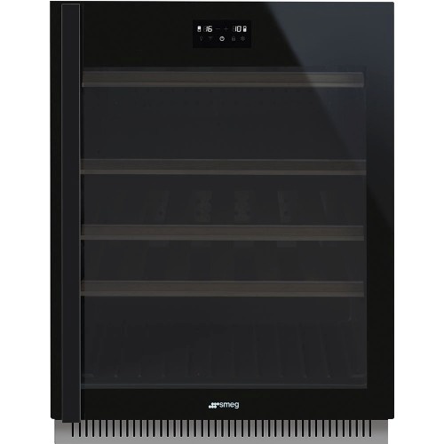 SMEG veinikülmik CVI638RN3 Dolce Stil Novo, integreeritav, 114 l, 82cm, PAREM, klaasuks, must