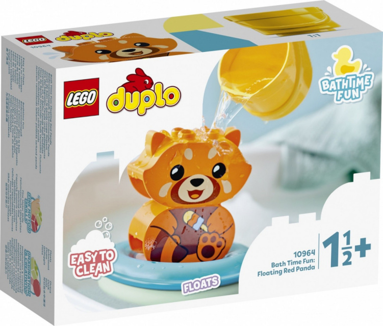 Lego klotsid Duplo Bath Time Fun: Floating Red Panda (10964)