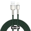 Baseus kaabel USB -> Lightning 2.4A 2m, roheline