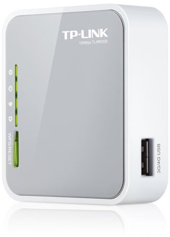 TP-Link kaasaskantav ruuter TL-MR3020 Portable Wireless N Router 3G/4G