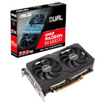 ASUS videokaart Dual AMD Radeon RX 6500 XT OC Edition 4GB GDDR6, 90YV0HA1-M0NA00