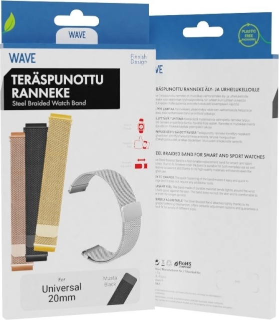 Wave kellarihm Stainless Steel Mesh 20mm, must