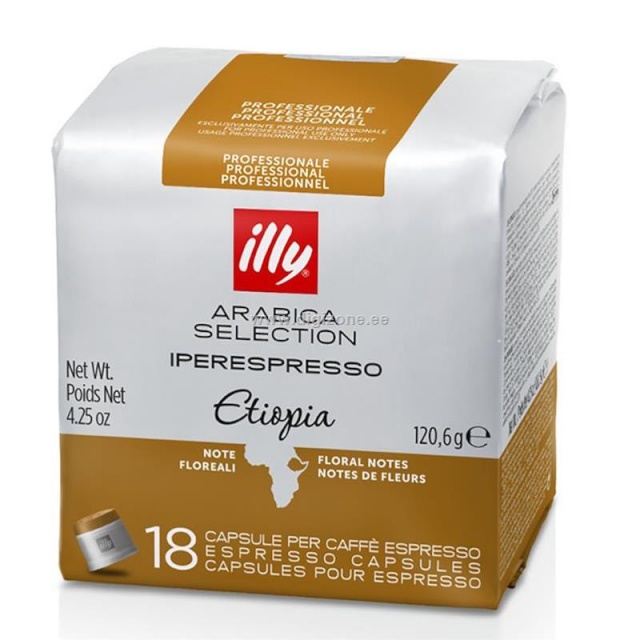Illy kohvikapslid Arabica Selection Ethiopia 18tk