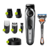 Braun juukselõikur Braun Beard trimmer BT7240 Operating time (max) 100 min, Number of length steps 39, Step precise 0.5 mm, Lithium Ion, must/hall, Cordless and corded