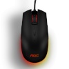 AOC hiir Gaming Mouse GM500 Wired, 5000 DPI, USB 2.0, must