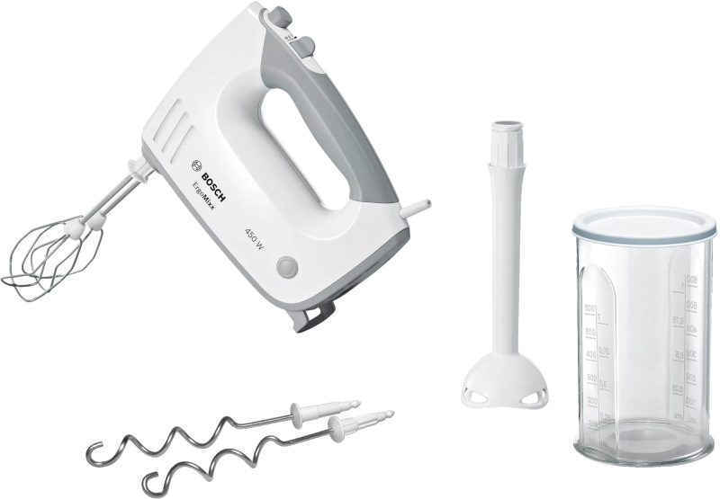 Bosch käsimikser MFQ36440 ErgoMixx Hand Mixer 450W, valge