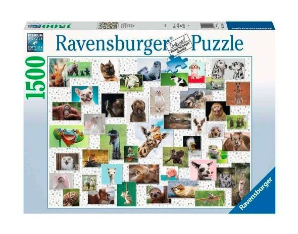 Ravensburger pusle Funny Pets 1500-osaline