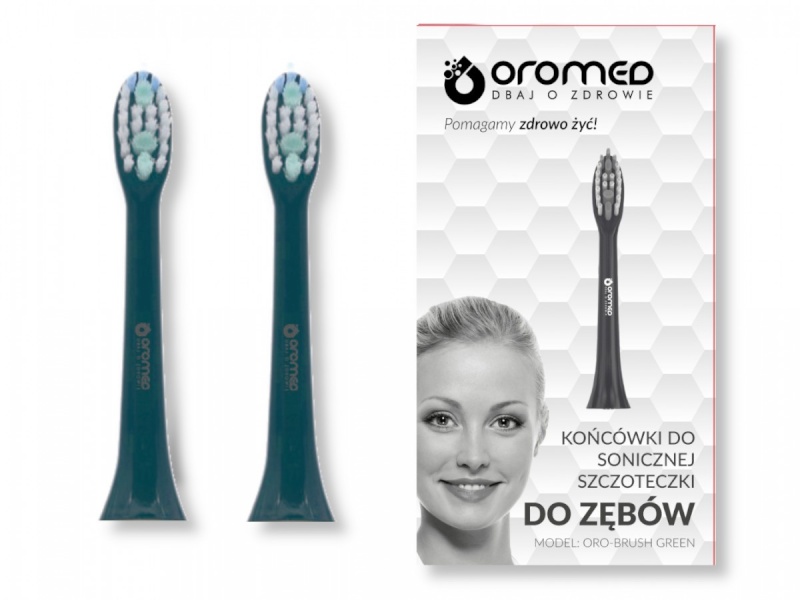 Oromed lisaharjad Sonic ORO-BRUSH ORO-MED roheline