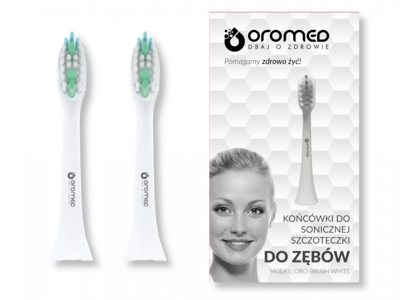 Oromed lisaharjad Sonic ORO-BRUSH valge