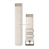 Garmin kellarihm Fenix 7S 20mm QuickFit Nylon, valge/kuldne