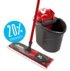 Vileda põrandamopp Ultramax XL Box mop Dry&wet Microfiber must, punane