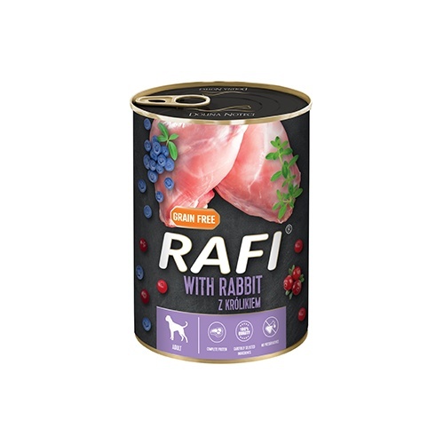 Dolina Noteci koeratoit Rafi with rabbit, blueberry and cranberry - 800g
