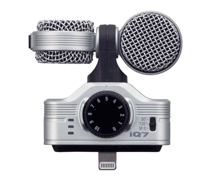 Zoom helisalvesti iQ7 MS Stereo Mikrofon for iPhone iPad + iPod Touch
