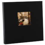 Goldbuch fotoalbum Bella Vista 30x31 cm, must, Album with 60 valged lehed
