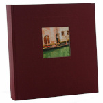 Goldbuch fotoalbum Bella Vista 30x31 cm, bordeaux, Album with 60 valged lehed