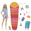 Barbie mängunukk Camping Barbie Malibu + accessories