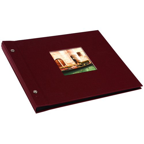 Goldbuch fotoalbum Bella Vista 30x25 cm, bordeaux with 40 must lehed
