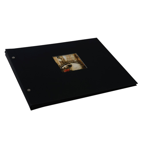 Goldbuch fotoalbum Bella Vista 30x25 cm, must with 40 mustad lehed