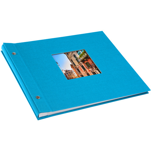 Goldbuch fotoalbum Bella Vista 30x25 cm, türkis with 40 valged lehed
