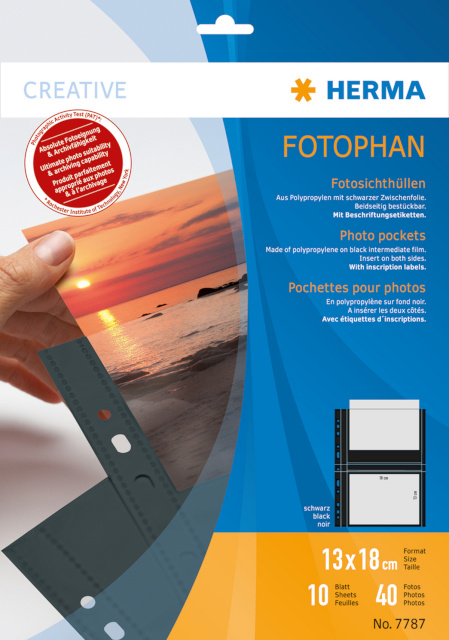 Herma 10 fototaskud must for each 4 photos 13x18 cm landscape