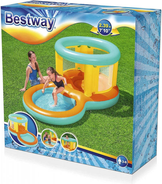 Bestway Round Jumping Castle with a Swimming Pool 239x142x102cm