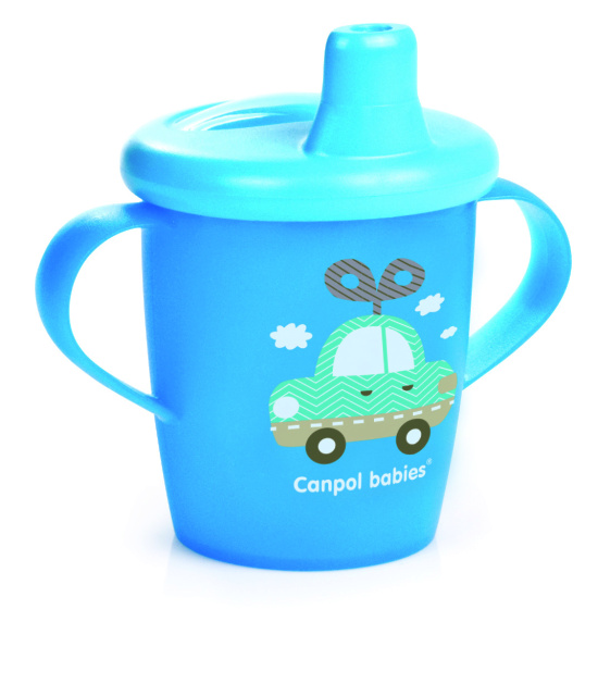 Canpol BABIES mittelekkiv tass 250 ml, sinine