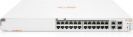 Hewlett Packard Enterprise switch Aruba Instant On 1960 24G 20p Class4 4p Class6 PoE 2XGT 2SFP+ 370W Managed L2+ Gigabit Ethernet (10/100/1000) Power over Ethernet (PoE) 1U valge