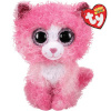 Meteor pehme mänguasi TY Cat roosa with curly hair Reagan 24cm