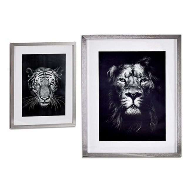 Gift Decor maal Lion - Tiger (43x3x53cm)