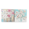 DKD Home Decor maal 99,5x3,5x99,5cm Vaas Shabby Chic (2tk)